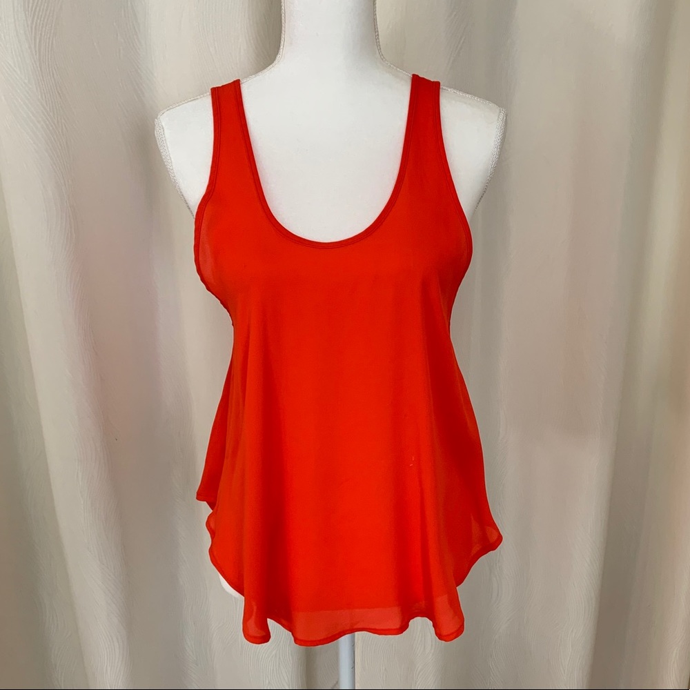 Lush Orange Tank Top Lush Brand